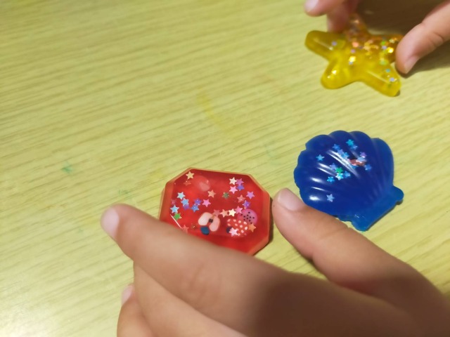 キラキラせっけん