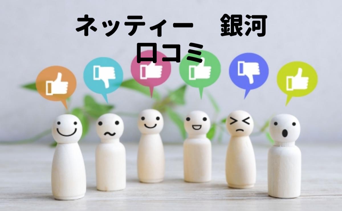 ネッティー銀河口コミ