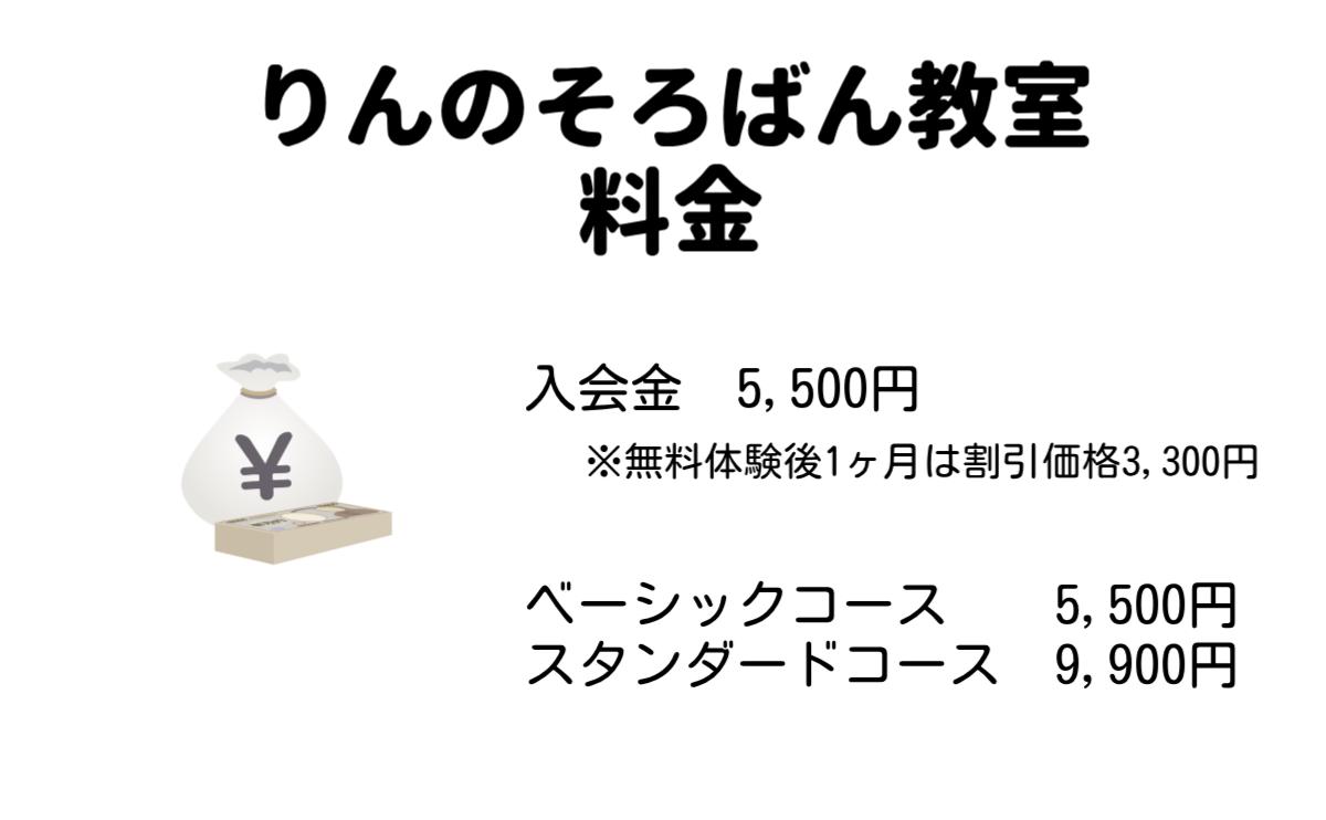 りんのそろばん教室料金