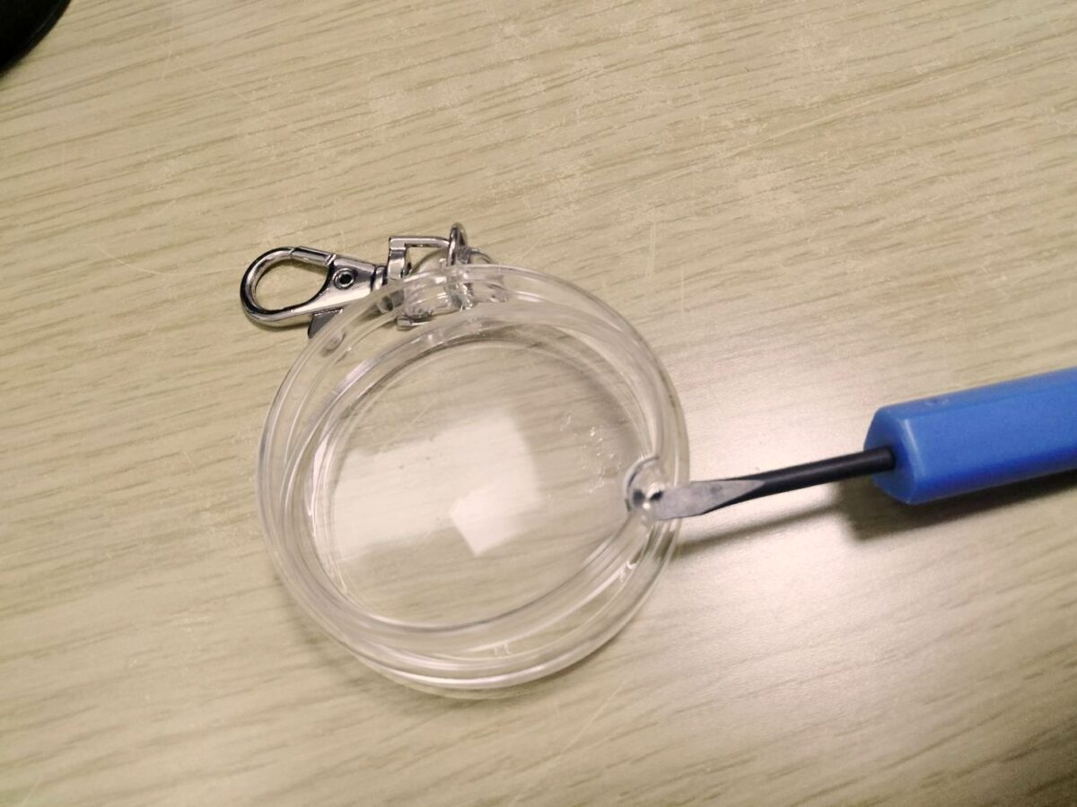 押し花キーホルダーダイソー