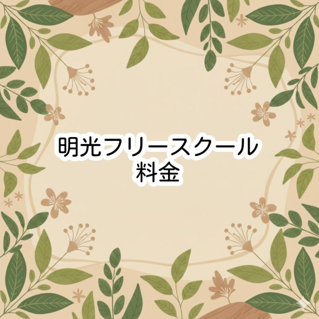 明光フリースクール料金