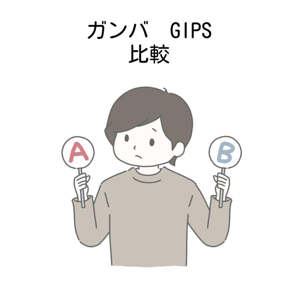 オンライン家庭教師ガンバとGIPSの違い比較